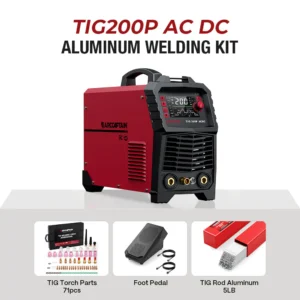 Arccaptain TIG200P AC DC Multi Process Pulse TIG Aluminum Welding Kit