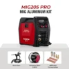 Arccaptain MIG205 Pro Gas MIG Welder Stainless Steel Multi Process Machine MIG Aluminum Kit